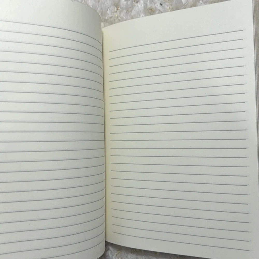 Floral‎ Gold and Cream journal
